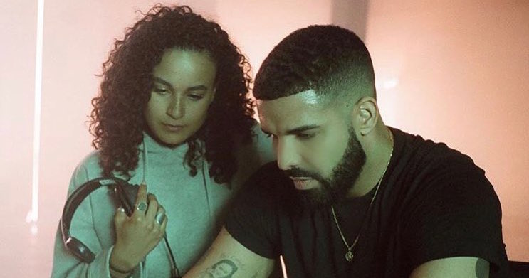 Karena Evans working with Drake