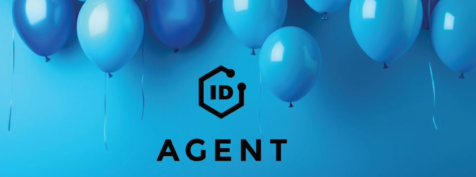 ID Agent Logo with Balloons